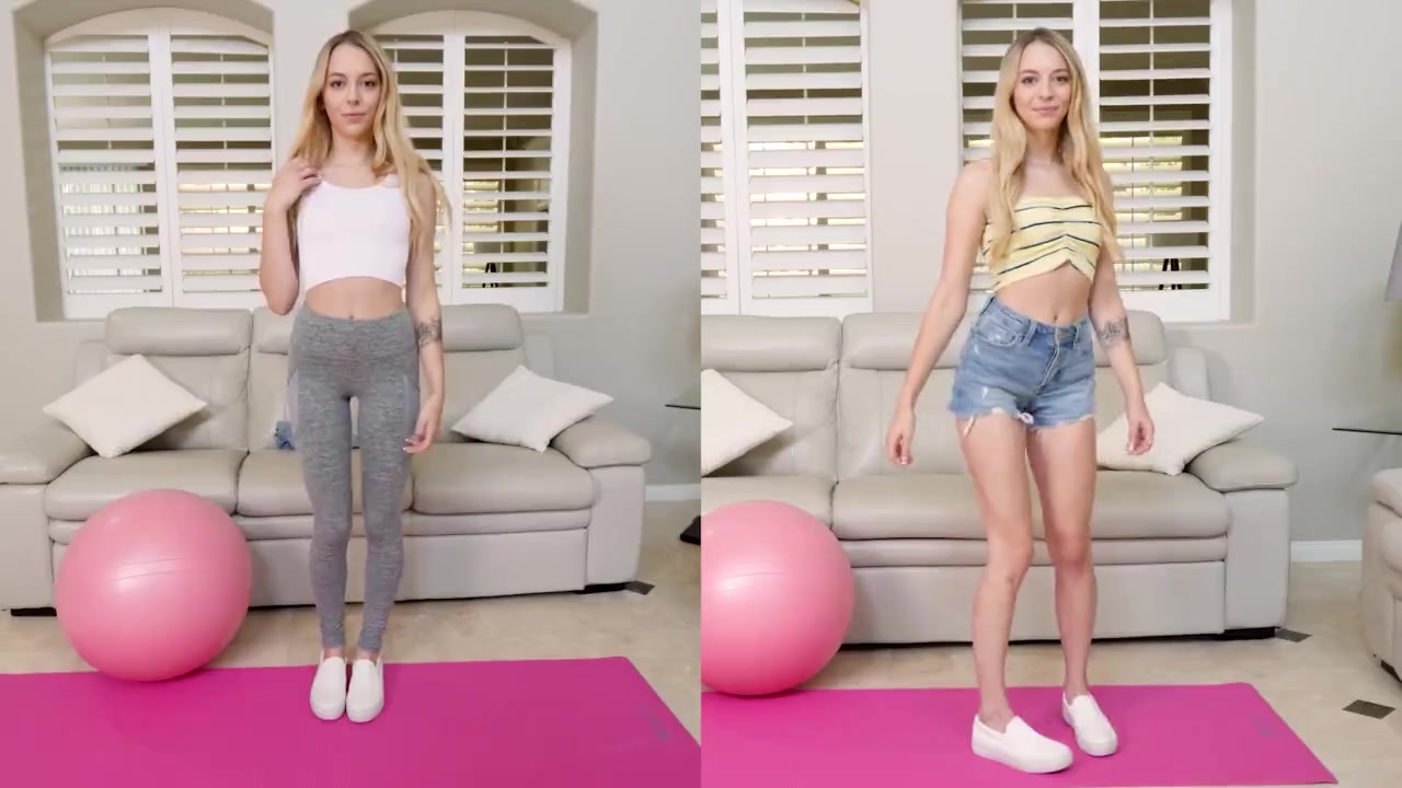 Fit18: Lily Larimar – POV Casting Skinny 100lb Blonde Teen In Yoga Pants